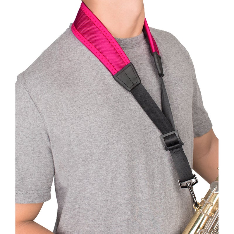 ProTec Pro Tec NLS310MHP 22-Inch Ballistic Neoprene Less-Stress Saxophone Neck Strap with Coated Metal Hook - Image 1